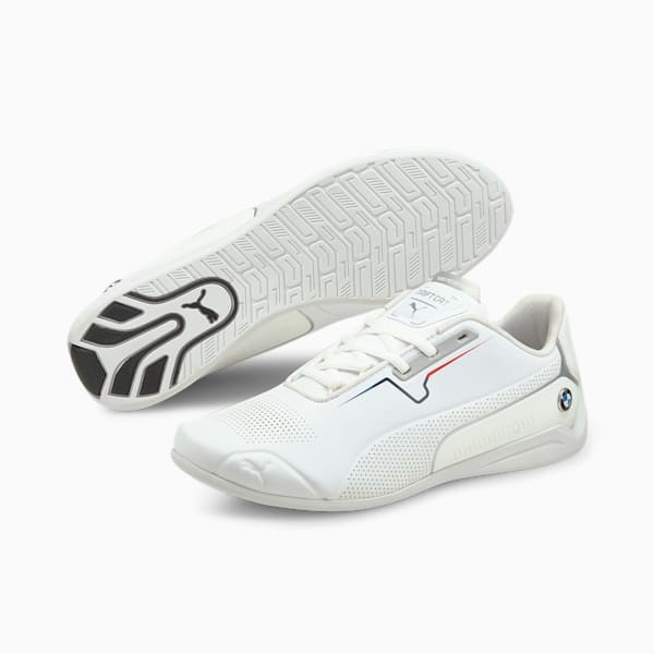 BMW M Motorsport Drift Cat 8 Motorsport Shoes, Puma White-Puma White, extralarge