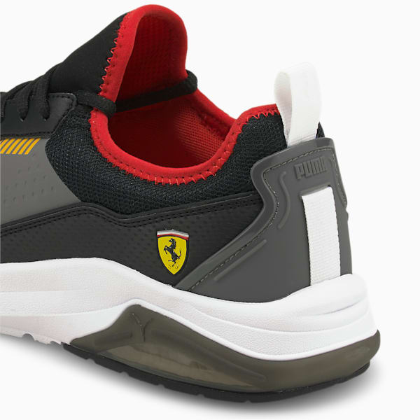 Scuderia Ferrari Electron E Pro Motorsport Shoes, Puma Black-Smoked Pearl, extralarge