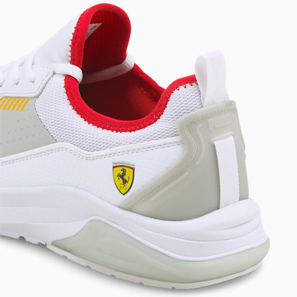 Scuderia Ferrari Electron E Pro Motorsport Shoes, Puma White-Gray Violet, extralarge
