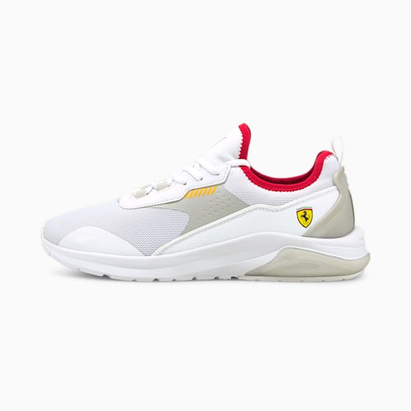 Scuderia Ferrari Electron E Pro Motorsport Shoes, Puma White-Gray Violet, extralarge