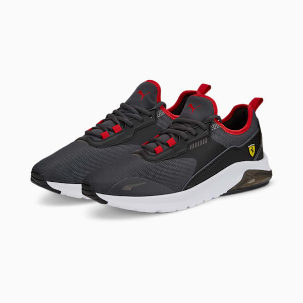 Ferrari Electron E Unisex Sneakers, Asphalt-Puma Black, extralarge-IND