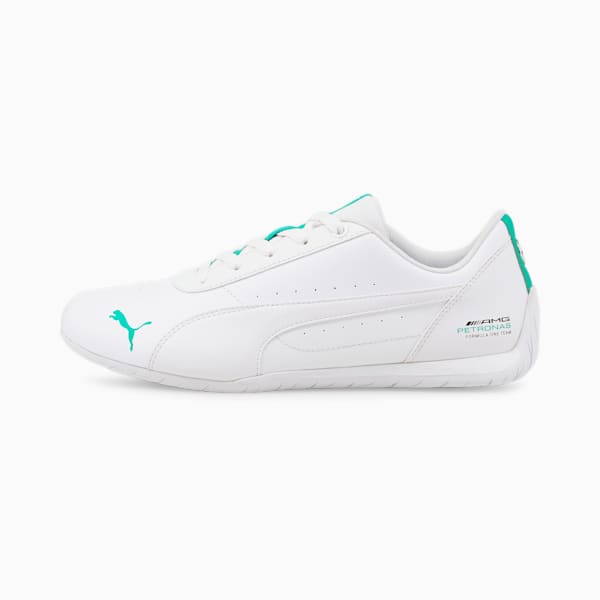 Mercedes AMG Petronas F1 Neo Cat Men's Sneakers, Puma White-Puma White, extralarge-IND