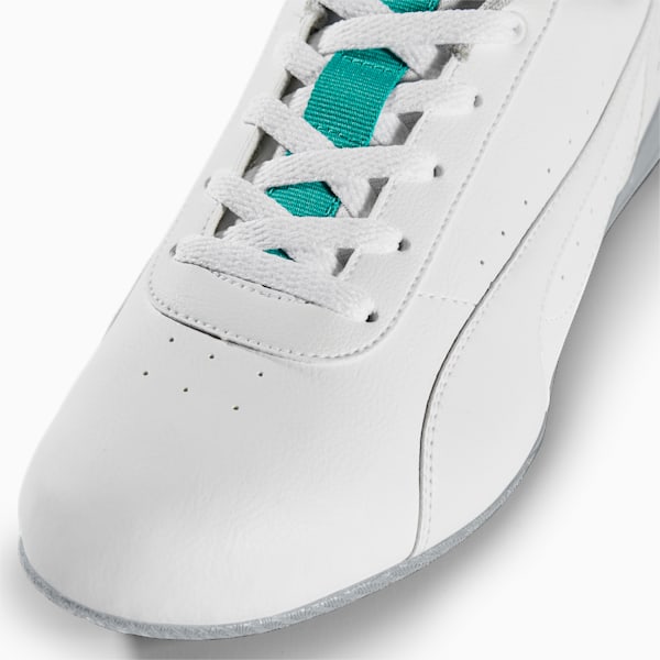 Mercedes AMG Petronas F1 Neo Cat Men's Sneakers, Puma White-Spectra Green, extralarge-IND