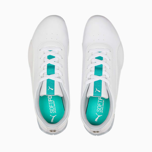 Mercedes AMG Petronas F1 Neo Cat Men's Sneakers, Puma White-Spectra Green, extralarge-IND