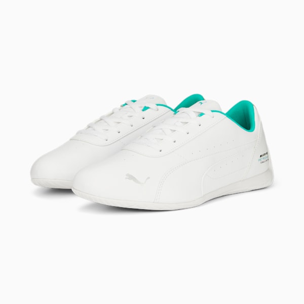 Mercedes AMG Petronas F1 Neo Cat Men's Sneakers, PUMA White-PUMA Silver, extralarge-IND