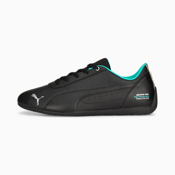 Mercedes AMG Petronas F1 Neo Cat Men's Sneakers, PUMA Black-PUMA Silver, extralarge-IND