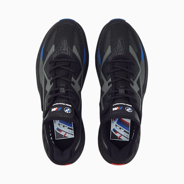 BMW M Motorsport MACO SL Men's Shoes, Puma Black-Puma Black-Strong Blue, extralarge