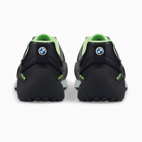 BMW M Motorsport SPEEDFUSION Motorsport Shoes, Puma Black-Fizzy Lime, extralarge