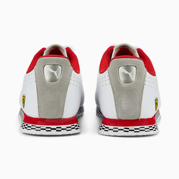 Tenis Roma Via Perforated Scuderia Ferrari, Puma Red-Puma White, extralarge