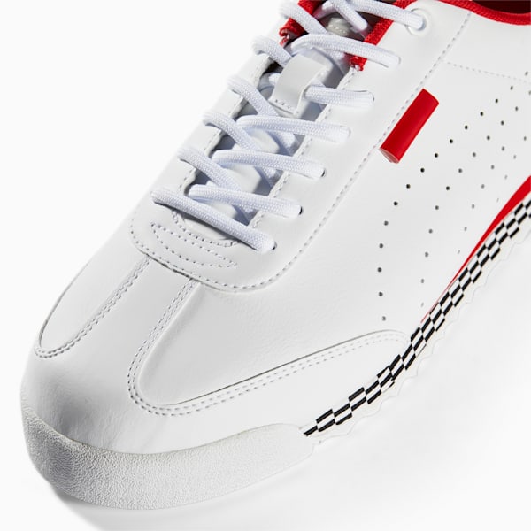 Scuderia Ferrari Roma Via Perforated Motorsport Shoes, Puma Red-Puma White, extralarge