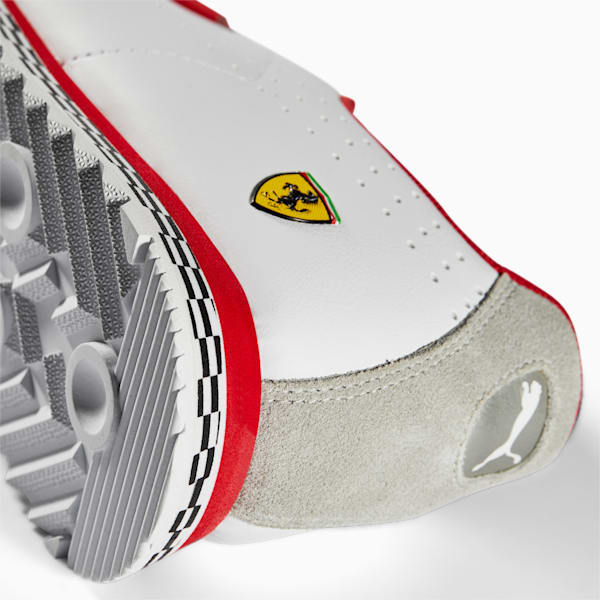 Tenis Roma Via Perforated Scuderia Ferrari, Puma Red-Puma White, extralarge