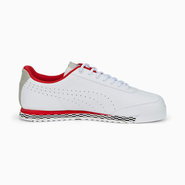 Tenis Roma Via Perforated Scuderia Ferrari, Puma Red-Puma White, extralarge