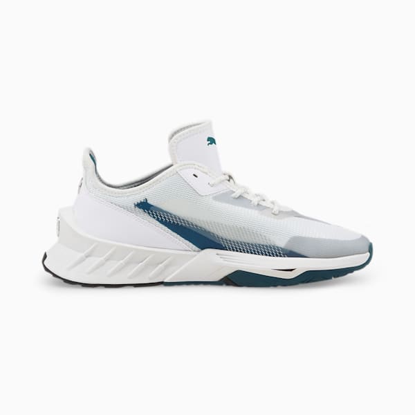 Mercedes AMG Petronas F1 Maco SL Sneakers, Puma White-Puma White-Blue Coral, extralarge-IND