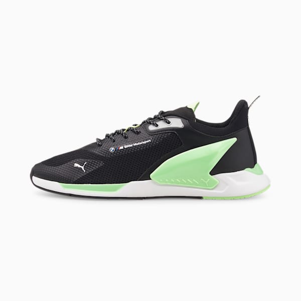 BMW M Motorsport ZenonSpeed Motorsport Shoes, Puma Black-Fizzy Lime-Puma White, extralarge