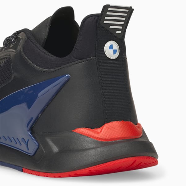 BMW M Motorsport ZenonSpeed Motorsport Shoes, Puma Black-Strong Blue-Fiery Red, extralarge