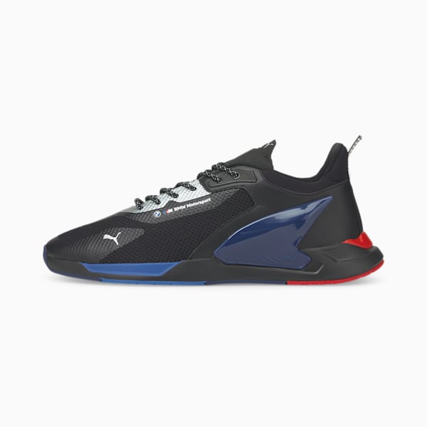 BMW M Motorsport ZenonSpeed Motorsport Shoes, Puma Black-Strong Blue-Fiery Red, extralarge