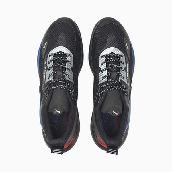 BMW M Motorsport ZenonSpeed Motorsport Shoes, Puma Black-Strong Blue-Fiery Red, extralarge