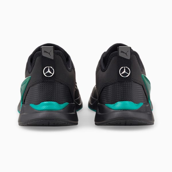 Mercedes F1 ZenonSpeed Motorsport Shoes, Puma Black-Puma Black-Spectra Green, extralarge