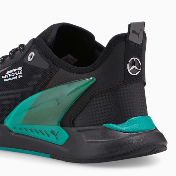 Mercedes F1 ZenonSpeed Motorsport Shoes, Puma Black-Puma Black-Spectra Green, extralarge