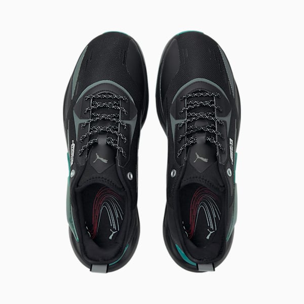 Mercedes F1 ZenonSpeed Motorsport Shoes, Puma Black-Puma Black-Spectra Green, extralarge