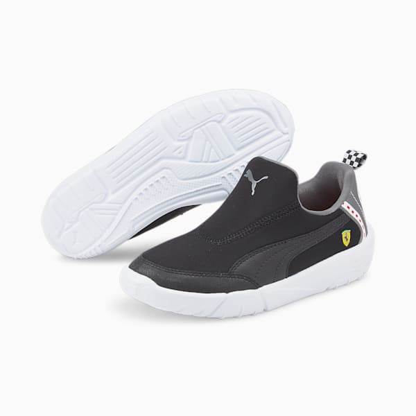 Scuderia Ferrari Bao Kart Kids' Sneakers, Puma Black-Smoked Pearl, extralarge-IND