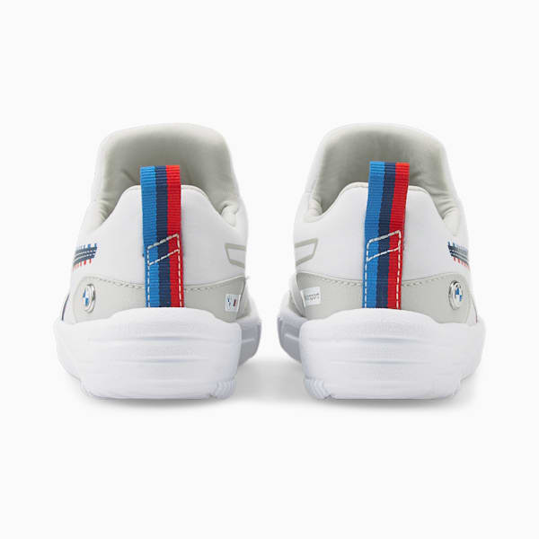 BMW M Motorsport Bao Kart Little Kids' Motorsport Shoes, Puma White-Estate Blue, extralarge