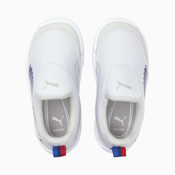 Tenis de automovilismo para bebés BMW M Motorsport Bao Kart, Puma White-Estate Blue, extralarge