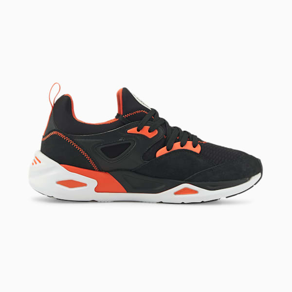 Porsche Legacy TRC Blaze Unisex Sneakers, Puma Black-Firelight, extralarge-IND