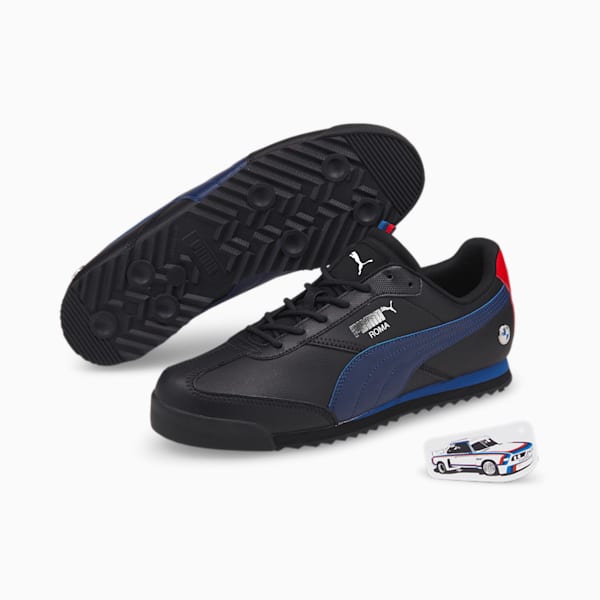 Tenis de automovilismo BMW M Motorsport Roma Via, Puma Black-Estate Blue, extralarge