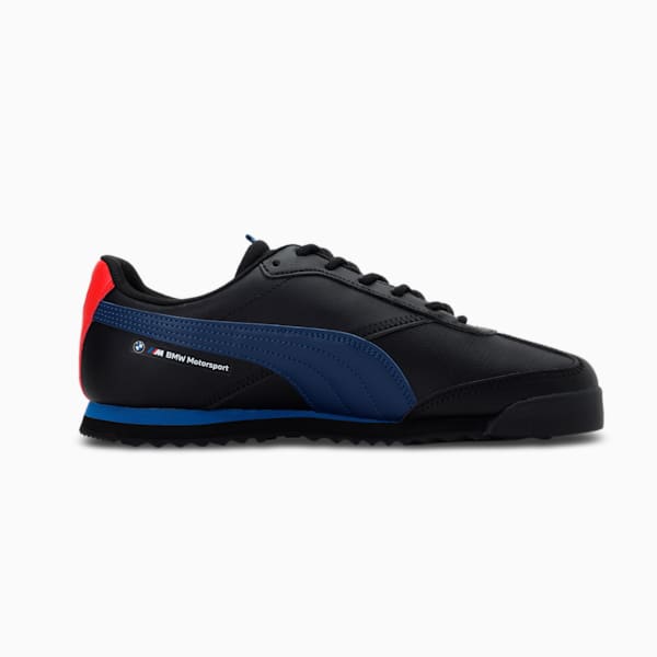 BMW M Motorsport Roma Via Unisex Sneakers, Puma Black-Estate Blue, extralarge-IND