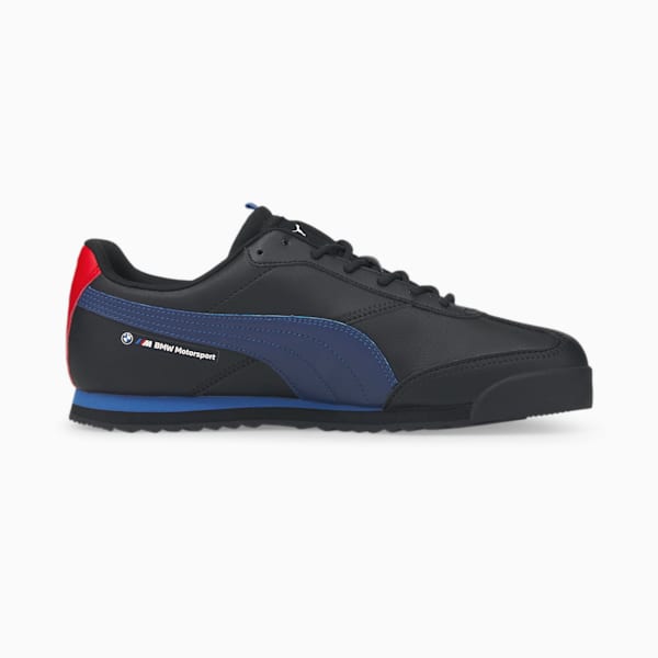 BMW M Motorsport Roma Via Motorsport Shoes, Puma Black-Estate Blue, extralarge