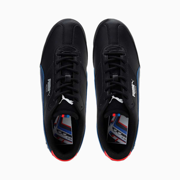 BMW M Motorsport Roma Via Unisex Sneakers, Puma Black-Estate Blue, extralarge-IND