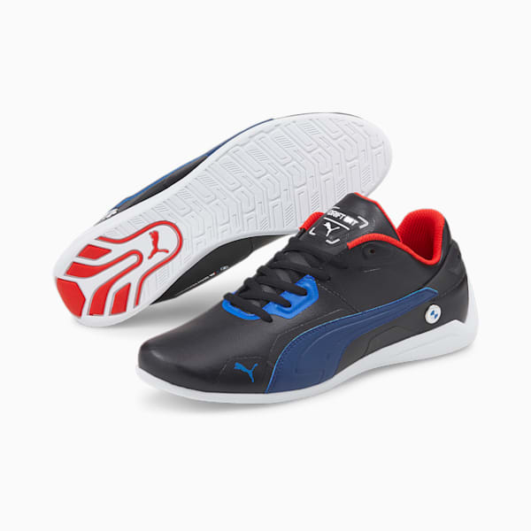 Tenis de automovilismo BMW M Motorsport Drift Cat Delta, Puma Black-Estate Blue, extralarge