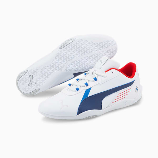 BMW M Motorsport R-Cat Machina Motorsport Shoes, Puma White-Estate Blue, extralarge