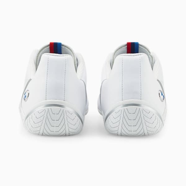 BMW M Motorsport RDG Cat Motorsport Shoes, Puma White-Puma White-Puma Silver, extralarge