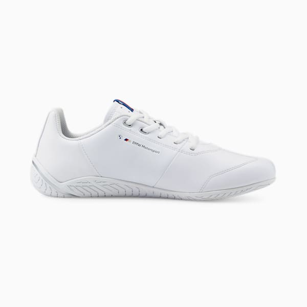 BMW M Motorsport RDG Cat Motorsport Shoes, Puma White-Puma White-Puma Silver, extralarge