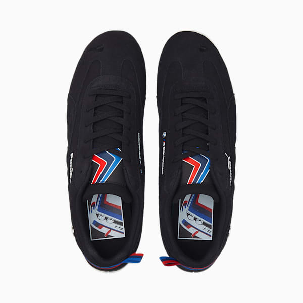 BMW M Motorsport Speedcat Driving Shoes, Puma Black-Puma White, extralarge