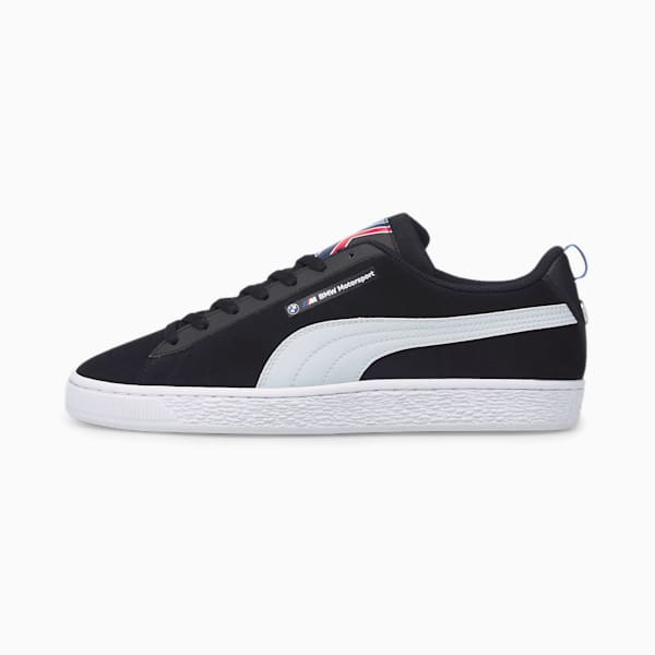 Puma Men's SUEDE CLASSIC+ Shoes NEW AUTHENTIC Black-White