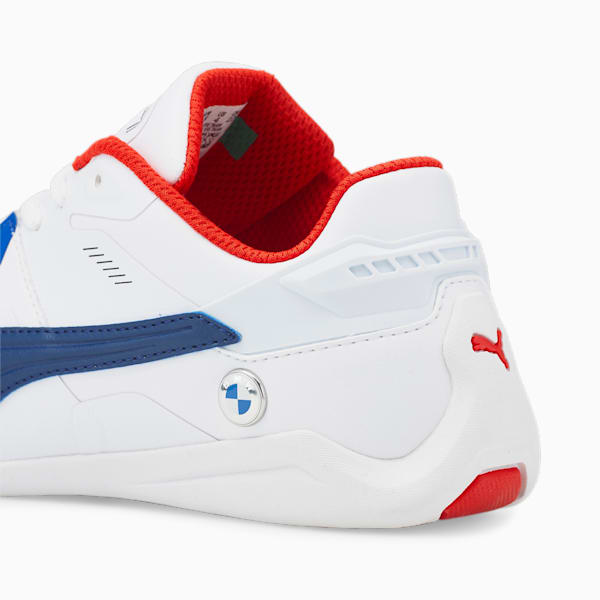 BMW M Motorsport Drift Cat Delta Youth Motorsport Shoes, Puma White-Estate Blue