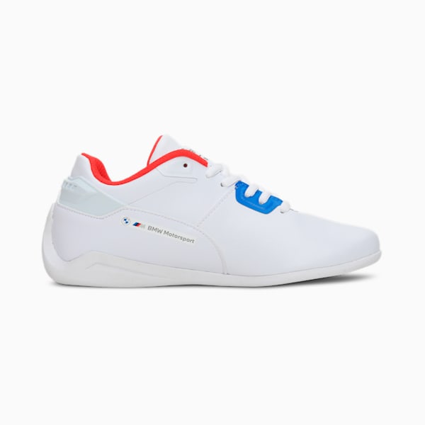 BMW M Motorsport Drift Cat Delta Kids Sneakers, Puma White-Estate Blue, extralarge-IND