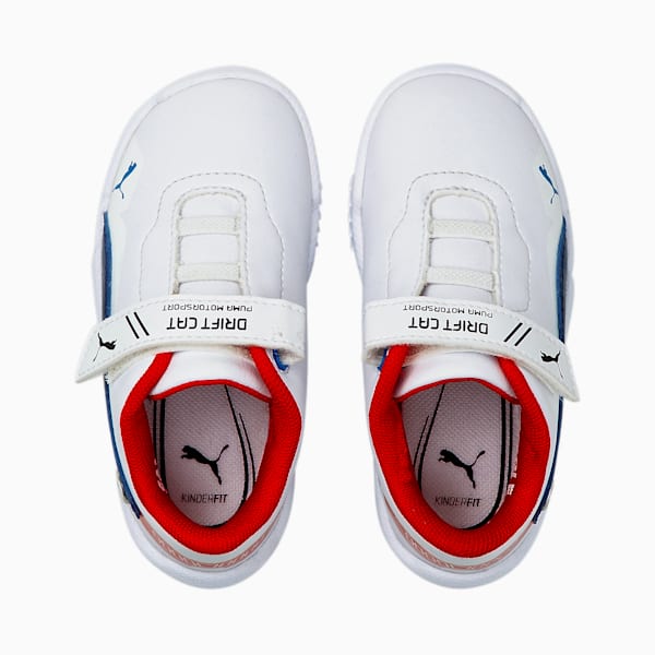 BMW M Motorsport Drift Cat Delta Babies' Motorsport Shoes, Puma White-Estate Blue, extralarge-GBR