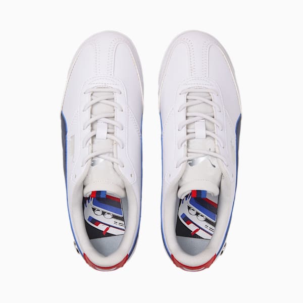 Tenis de automovilismo juveniles BMW M Motorsport Roma Via, Puma White-Estate Blue, extralarge