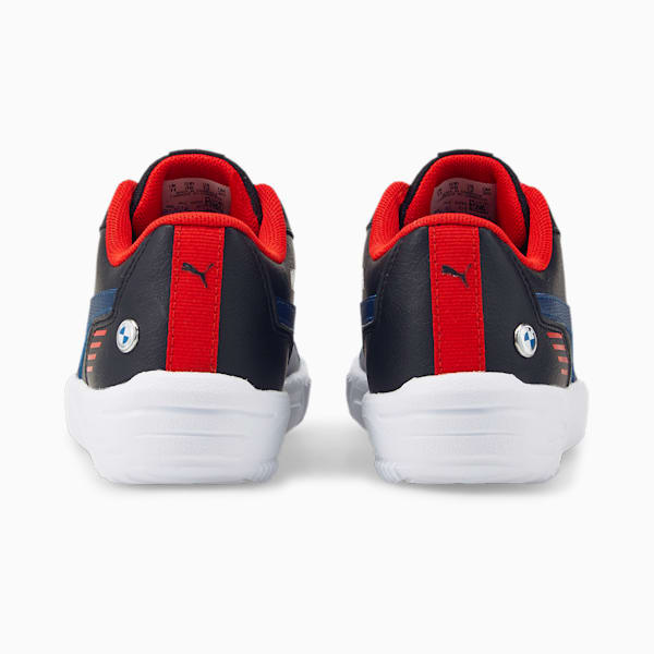 BMW M Motorsport R-Cat Machina Little Kids' Motorsport Shoes, Puma Black-Estate Blue, extralarge