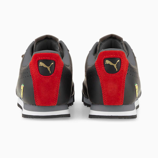 Scuderia Ferrari Roma Via Perf Motorsport Shoes JR, Puma Black-Rosso Corsa, extralarge