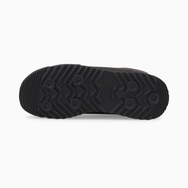 Tenis de automovilismo infantiles Scuderia Ferrari Via Perforated, Puma Black-Rosso Corsa, extralarge