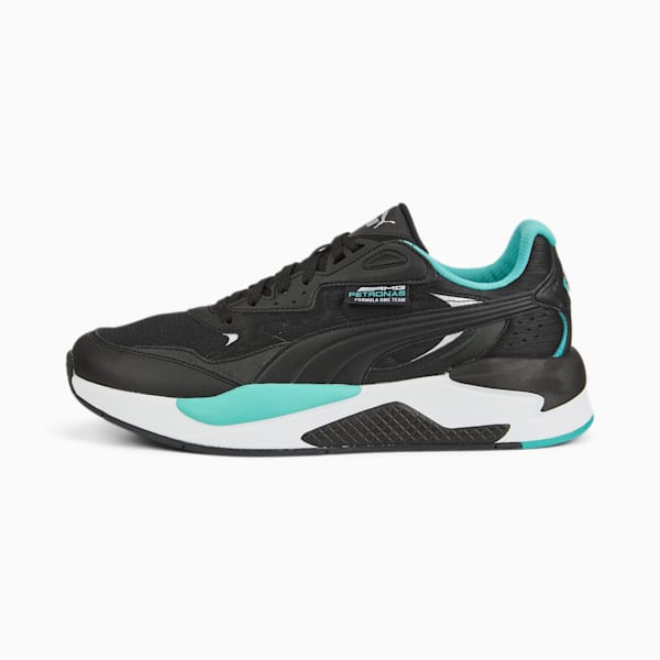 Mercedes F1 X-Ray Speed Unisex Sneakers, PUMA Black-Spectra Green, extralarge