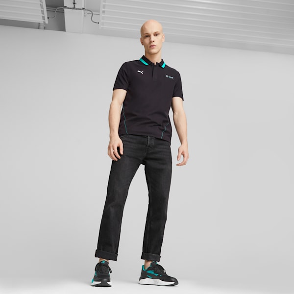 Mercedes AMG Petronas F1 X-Ray Speed Motorsport Sneakers, PUMA Black-Spectra Green-PUMA White, extralarge-IND