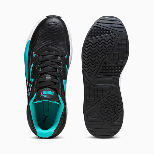 Mercedes AMG Petronas F1 X-Ray Speed Motorsport Sneakers, PUMA Black-Spectra Green-PUMA White, extralarge-IND