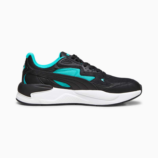 Mercedes AMG Petronas F1 X-Ray Speed Motorsport Sneakers, PUMA Black-Spectra Green-PUMA White, extralarge-IND