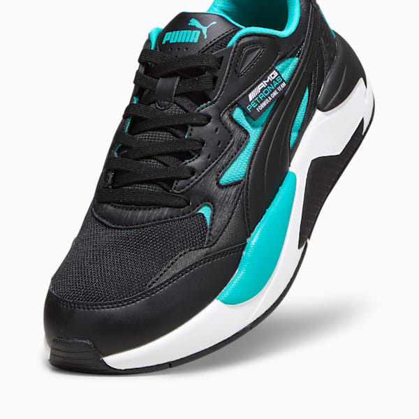 Mercedes AMG Petronas F1 X-Ray Speed Motorsport Sneakers, PUMA Black-Spectra Green-PUMA White, extralarge-IND
